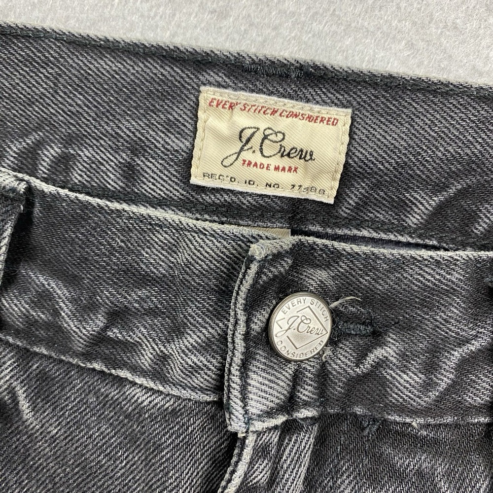 J Crew Jeans Mens 32x34 Black Wash 484 Slim Fit Tapered Leg - Picture 6 of 15